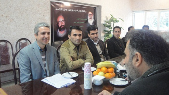 دیدار سرپرست دانشگاه با مسئول بسیج اساتید استان گلستان