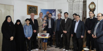 دیدار با خانواده دانشجوی شهید مدافع حرم حاج افشین ذورقی بحری