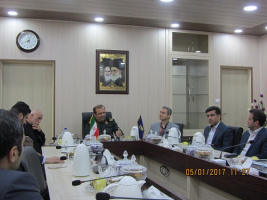 دیدار سرپرست دانشگاه جامع علمی کاربردی استان گلستان با فرمانده سپاه نینوا استان گلستان