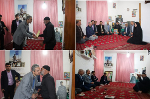 دیدار رئیس دانشگاه جامع علمی کاربردی استان گلستان با خانواده دانشجوی شهید مدافع حرم به مناسبت ۱۸ مهر ماه