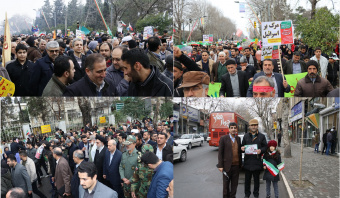 حضور دانشگاهیان دانشگاه جامع علمی کاربردی استان گلستان در راهپیمایی ۲۲ بهمن