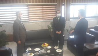 دیدار صمیمانه رییس دانشگاه جامع علمی کاربردی استان گلستان با رییس پلیس استان گلستان