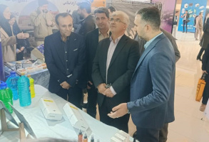 حضور معاون هماهنگی امور اقتصادی استاندار گلستان در غرفه دانشگاه جامع علمی‌کاربردی استان