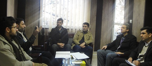 نشست سرپرست دانشگاه با مسئول بسیج دانشجویی استان گلستان