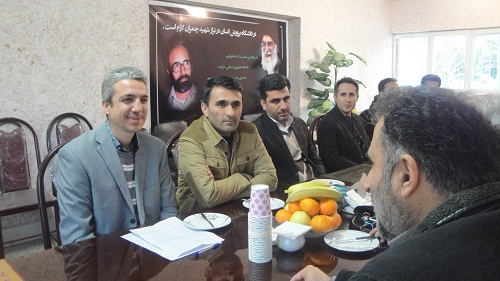 دیدار سرپرست دانشگاه با مسئول بسیج اساتید استان گلستان